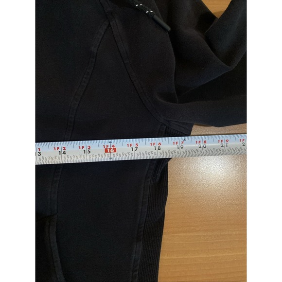 American Giant Sweatshirt Womens Large Black Long Sleeve Full Zip Mock Neck - Picture 9 of 13